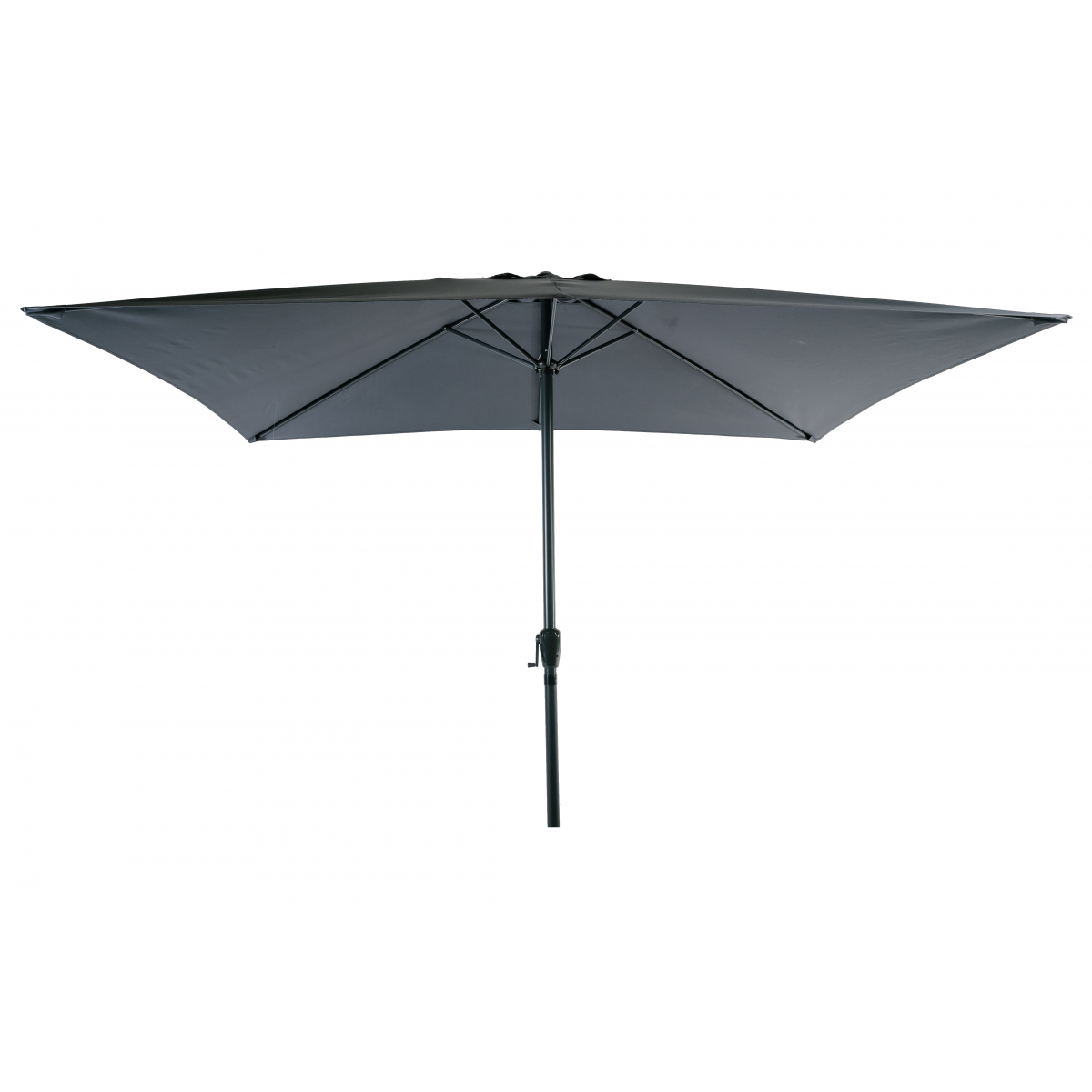 Parasol Rectangulaire Gris Foncé 2x3m 48mm - Aluminium