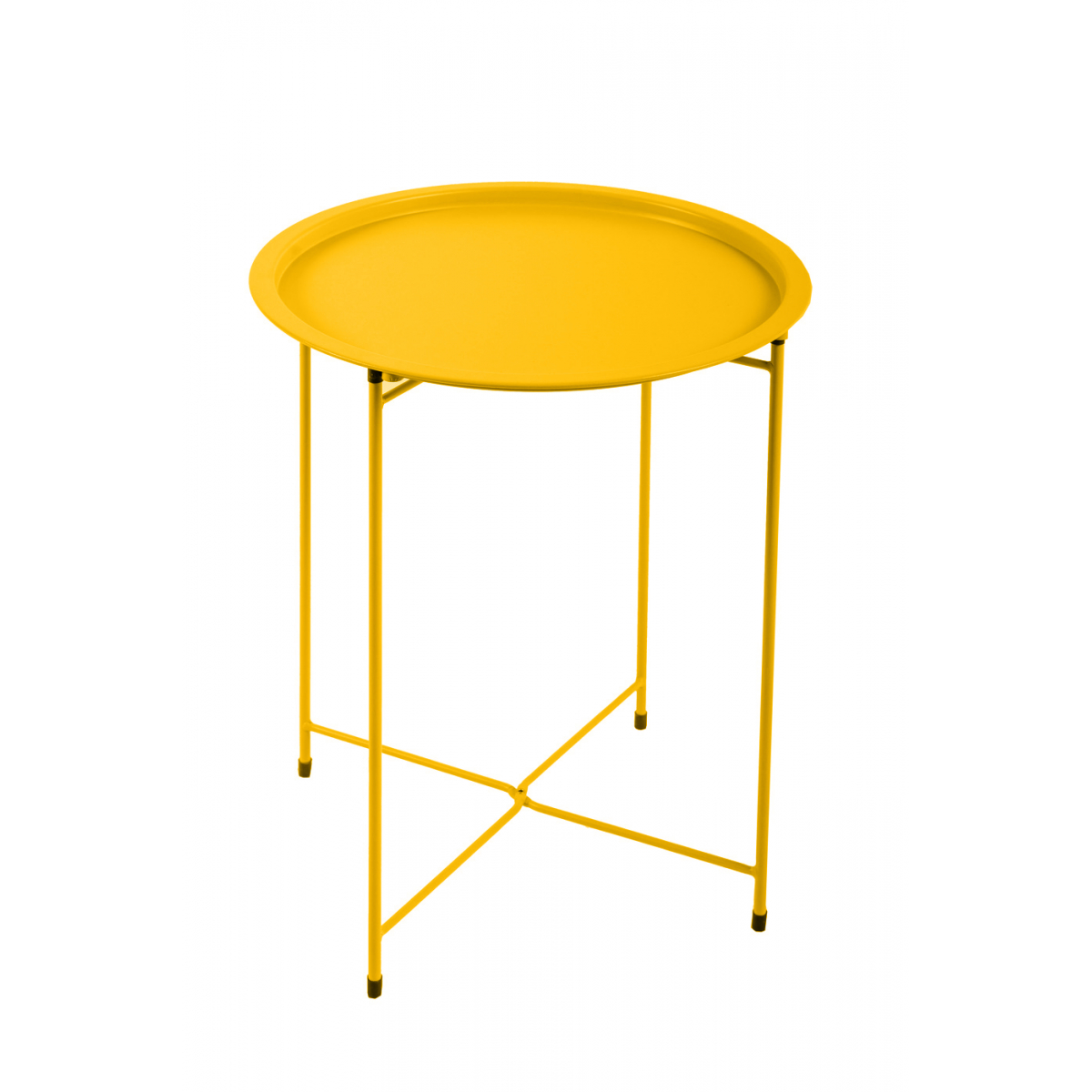 Table D'appoint "Maeva" Jaune Solaire - Acier