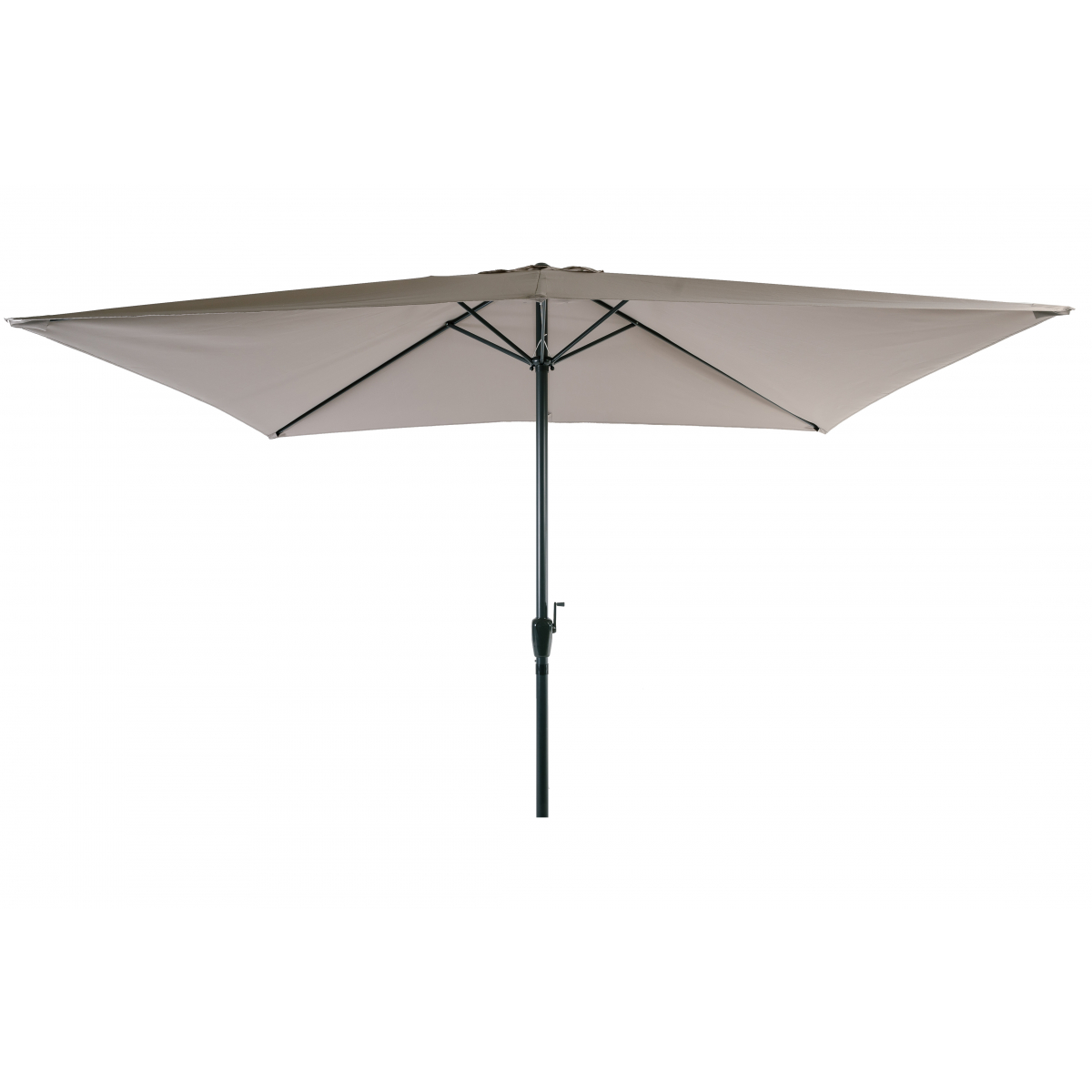 Parasol Rectangulaire Grège 2x3m 38mm - Aluminium