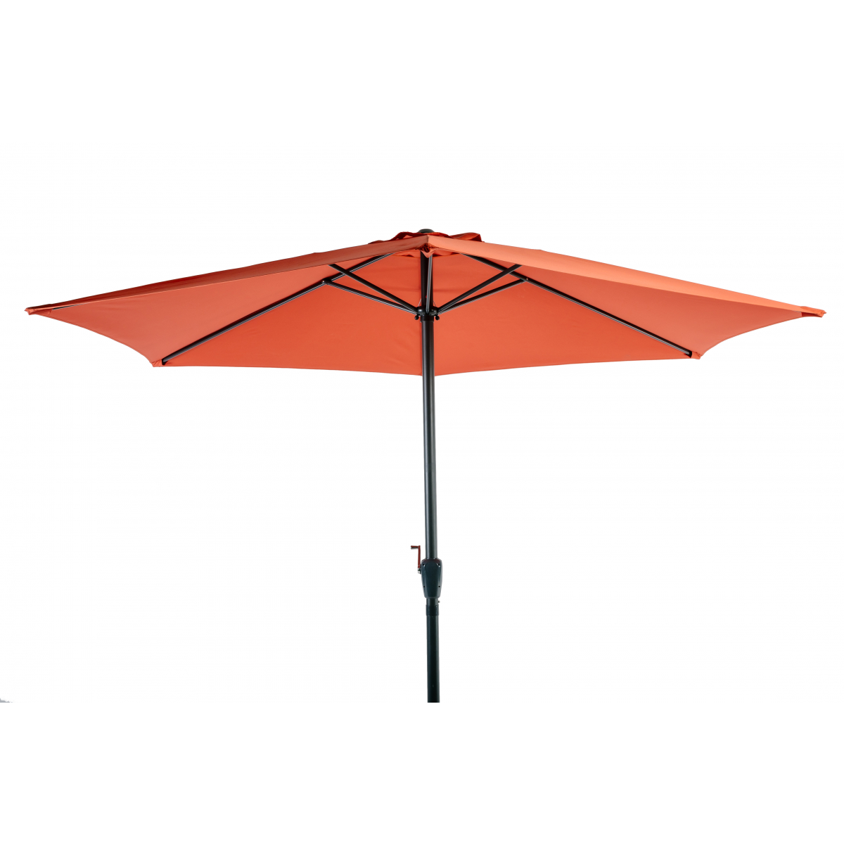 Parasol Rond 3M Orange Brûlé 38mm - Aluminium