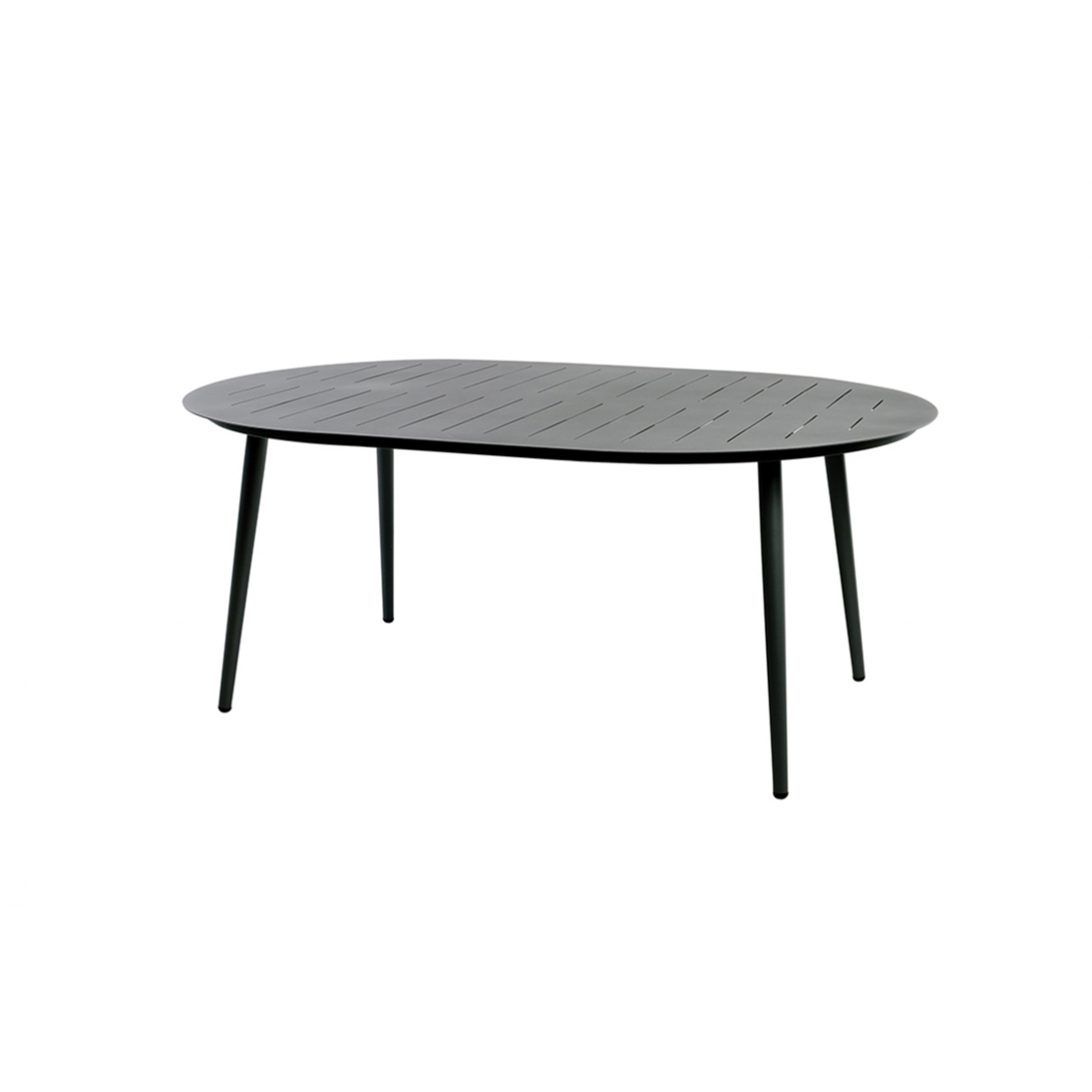 Table ovale Inari Carbone Aluminium - 8 Personnes