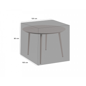 Housse pour table hdpe 183x76 cm - housse table hdpe