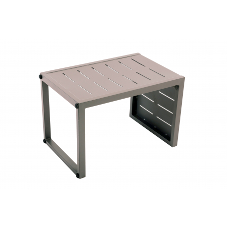 Table d'Appoint 2 positions Inari Muscade - Aluminium