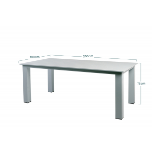 Table Rectangle Aluminium...