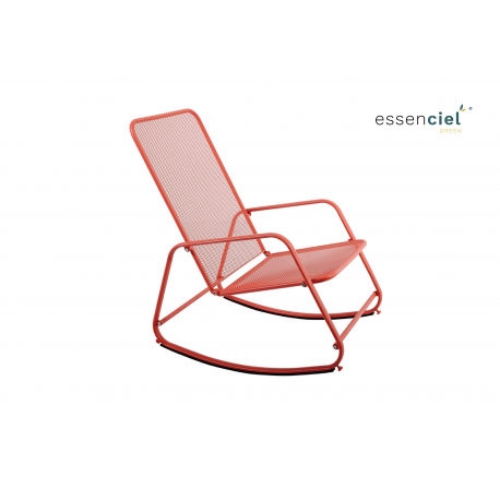 Roking Chair Acier Corail